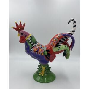 Poultry In Motion A La King 16205 Sharon Neuhaus Westland Rooster Figurine 10"
